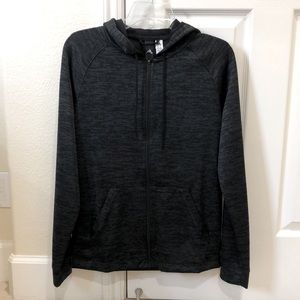 NWT Adidas Black Zipped Up Hoodie Size S